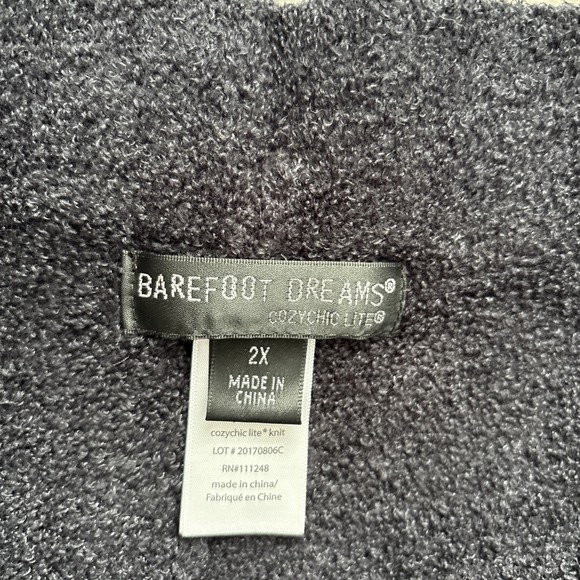 Barefoot Dreams Pants Womens 2X Black Chic Lite Pull On Lounge Comfort soft - Picture 4 of 14